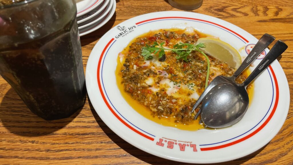 タコのスペイン風カルパッチョ