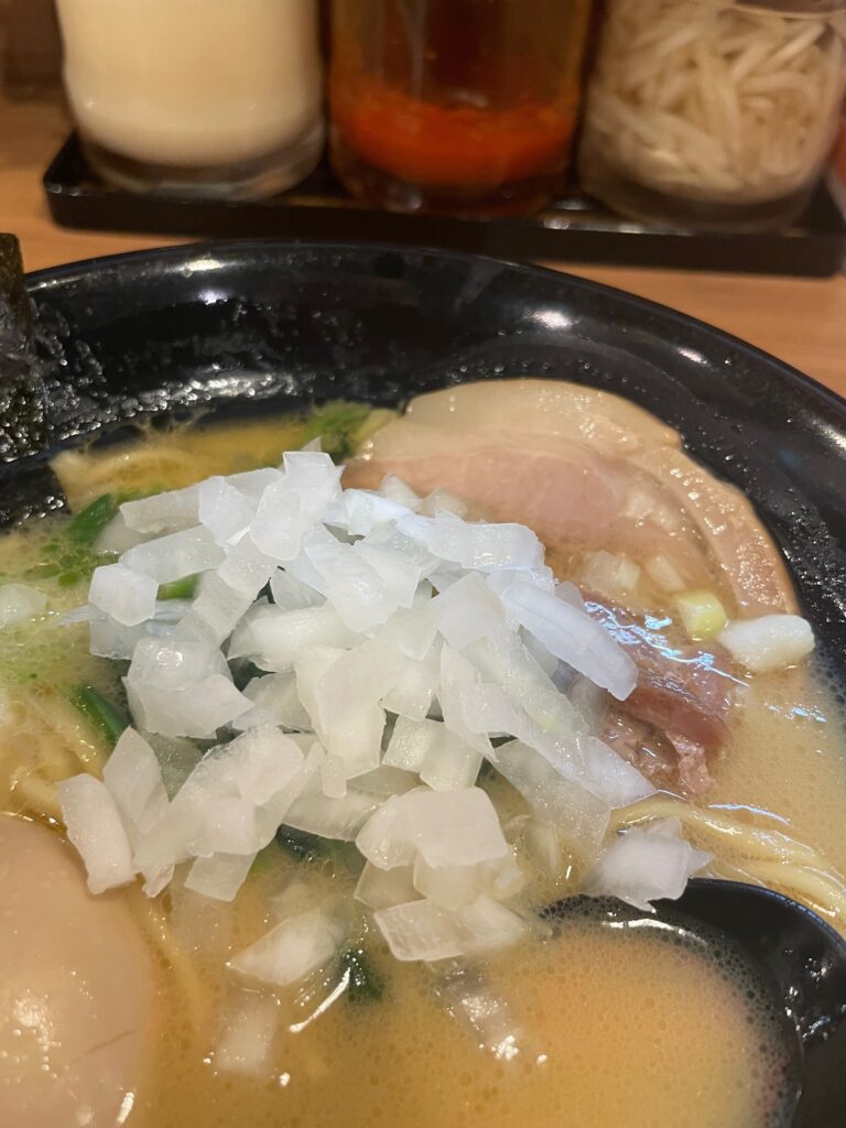 玉ねぎトッピング