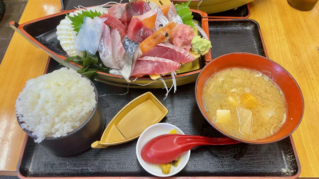 舟盛定食1,800円