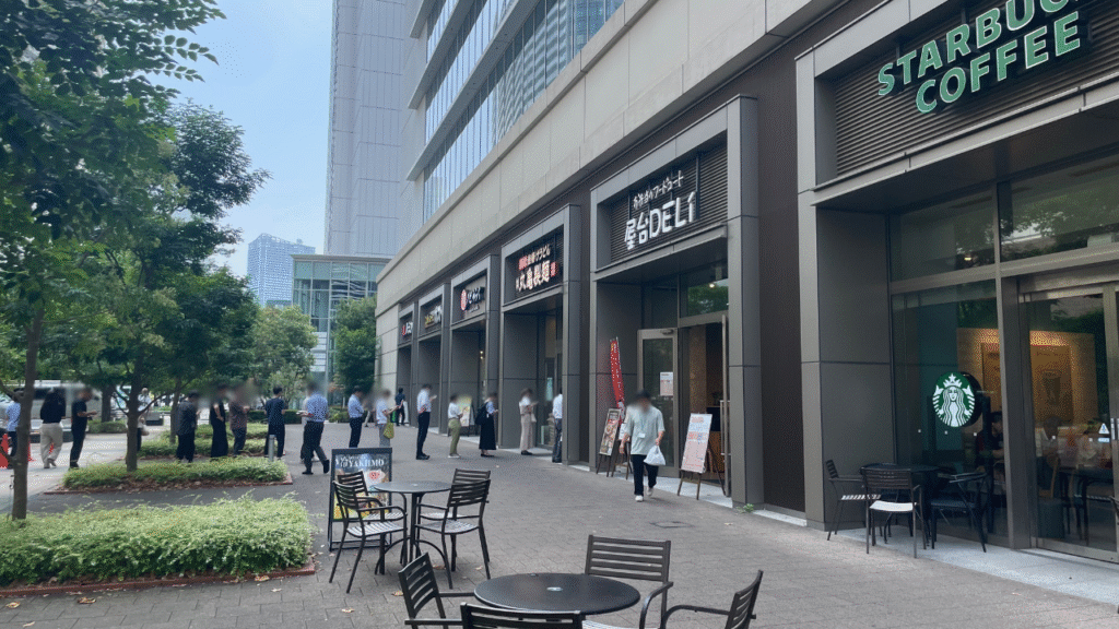 テラス席の様子