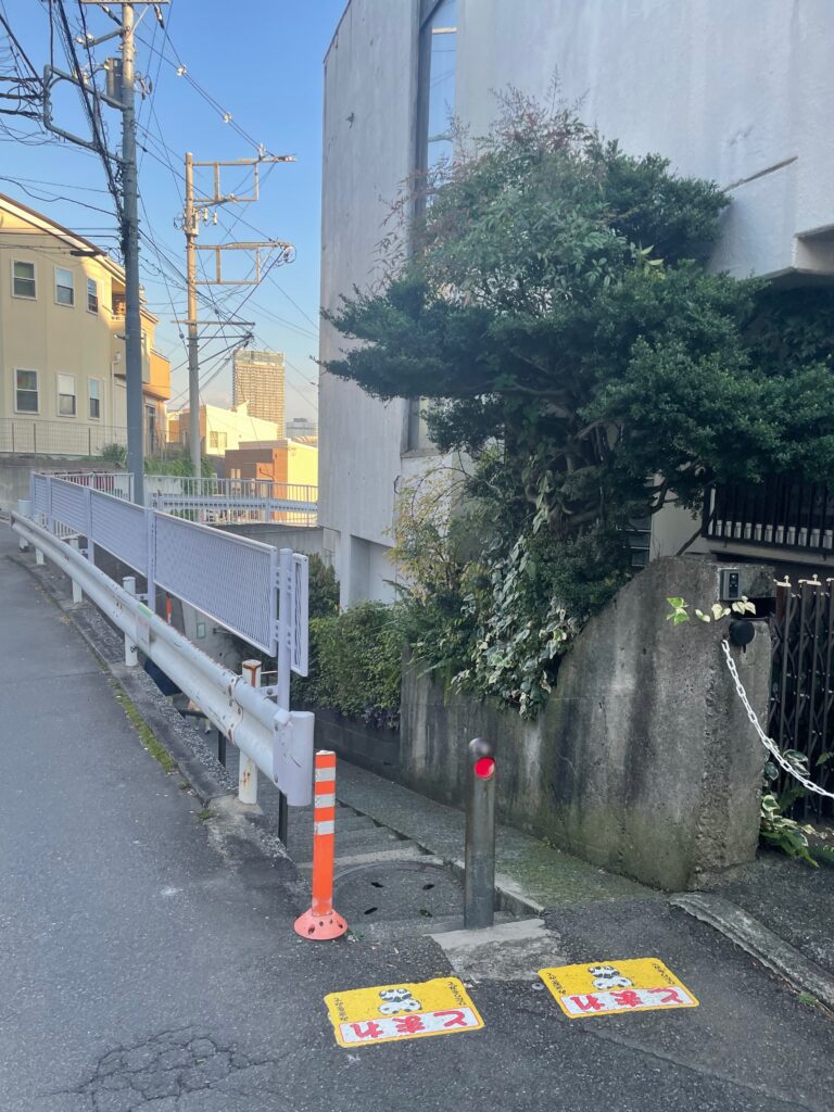 北軽井沢からの下りの様子