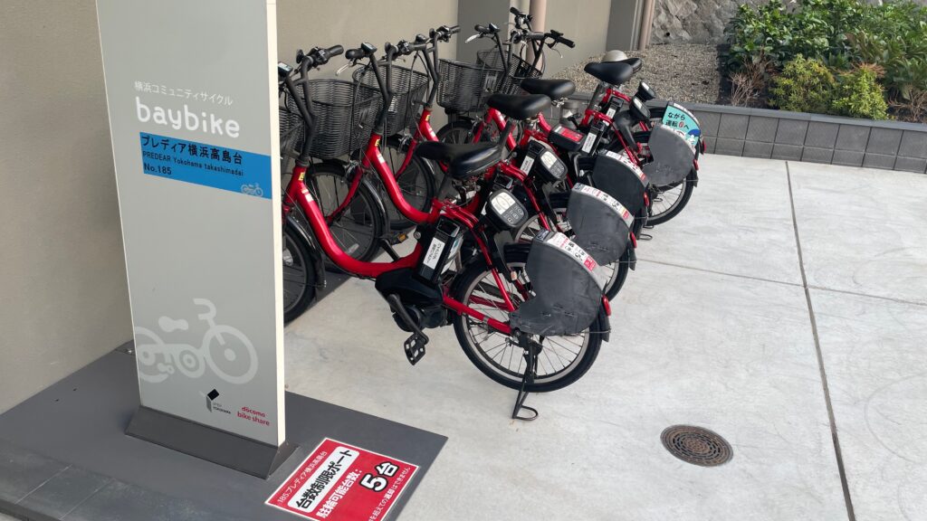 baybike置き場「プレディア横浜高島台」(No.185)