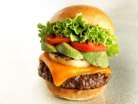 厚切チーズアボカドバーガー 1,530円 【人気No,1】
