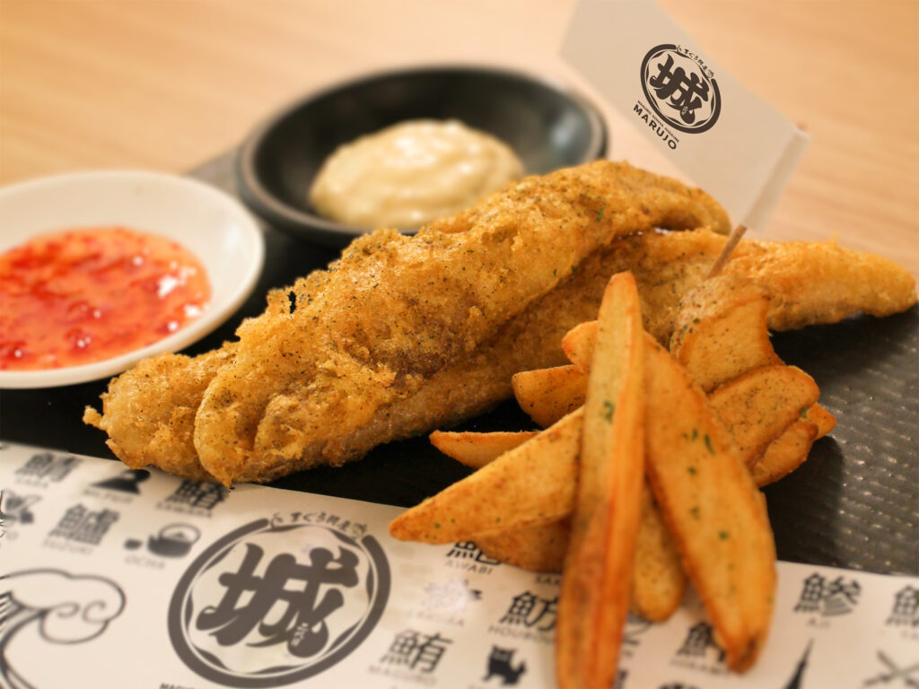 未利用魚を使用した、フィッシュアンドチップス