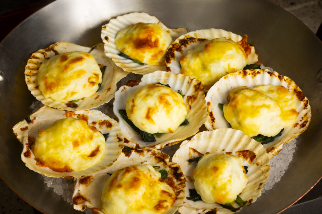 < ホタテのグラタン:フランス>