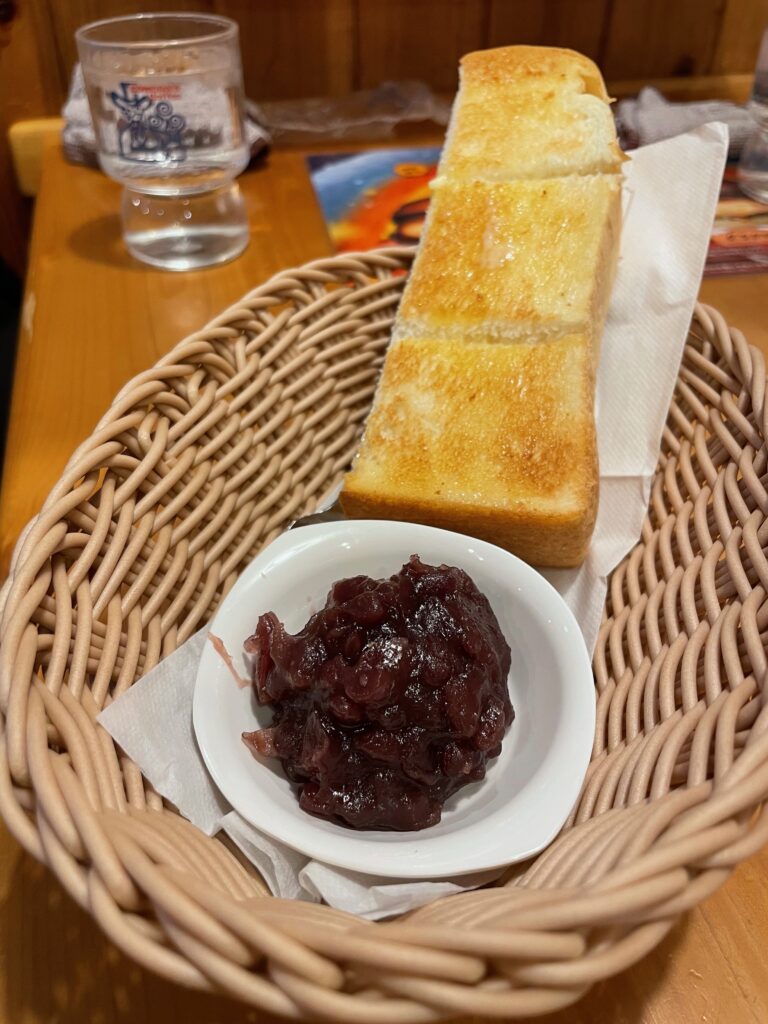 小倉あんトースト