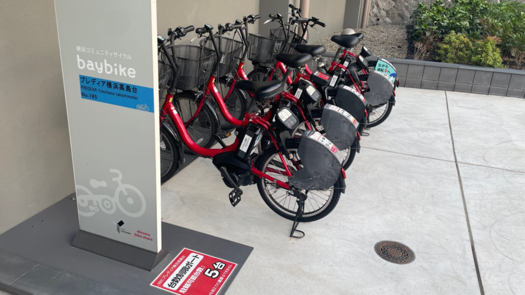baybike置き場「プレディア横浜高島台」(No.185)