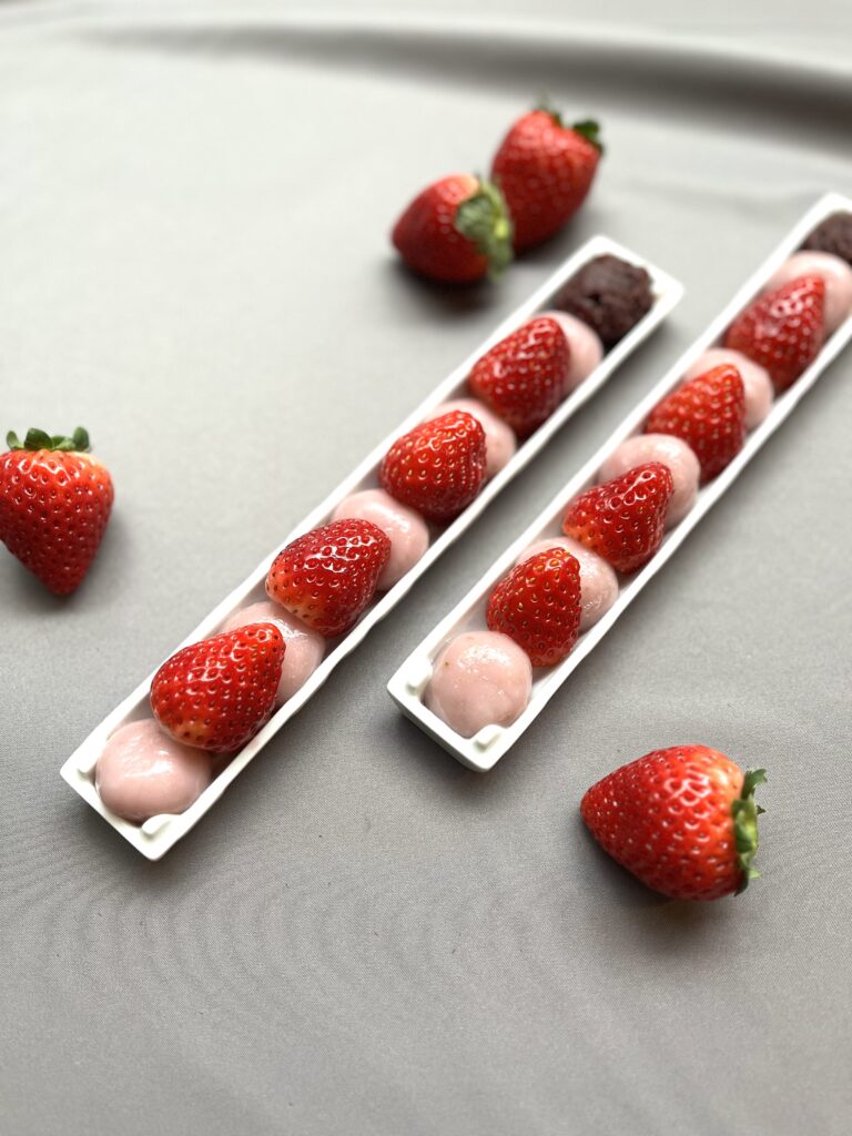 あったかいちご白玉