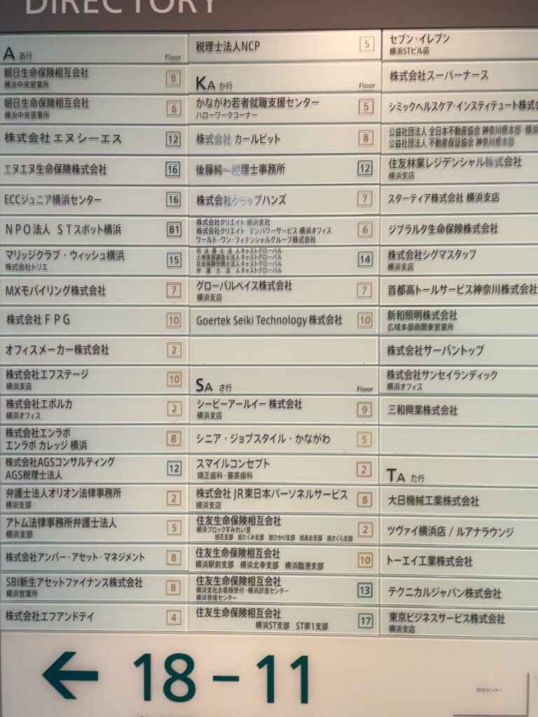 入居テナント