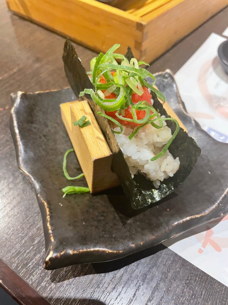 明太子手巻き