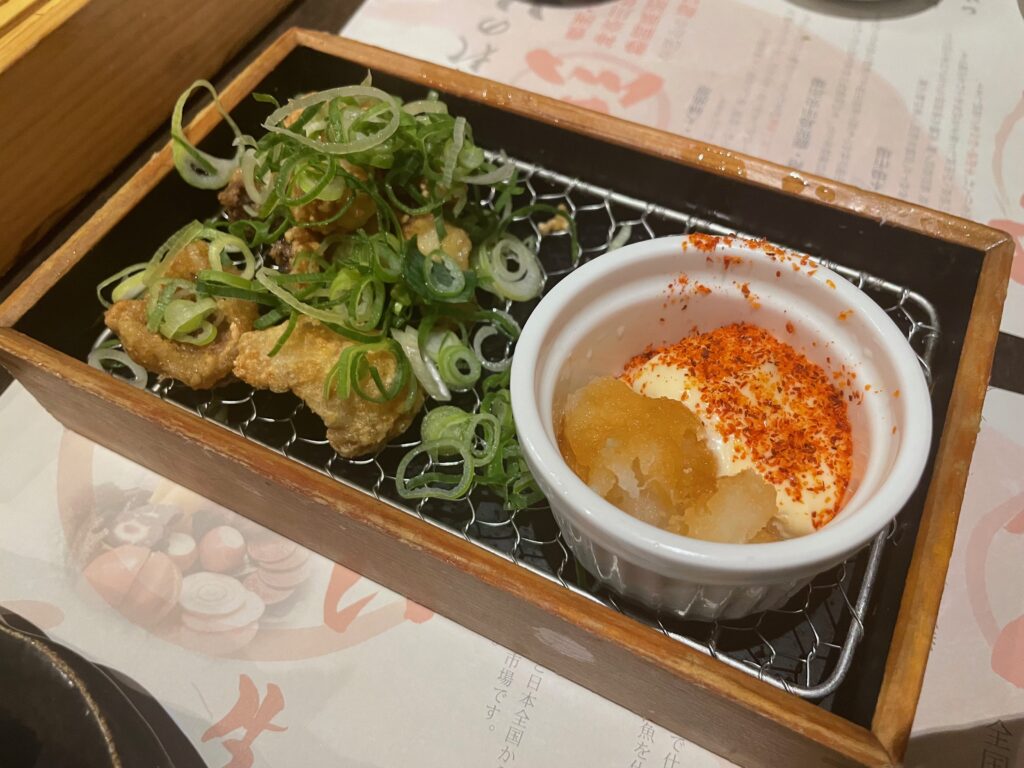 九条ねぎたっぷり!たこの唐揚げ