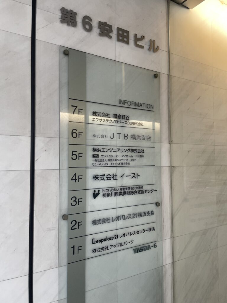 第6安田ビルの入居テナント