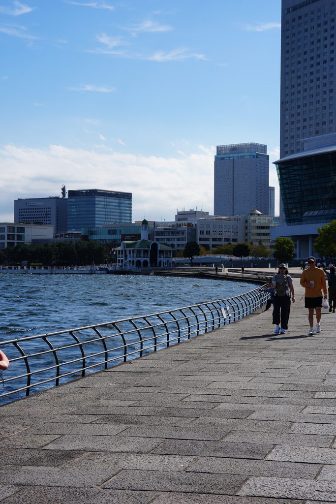 臨港パークの海沿い